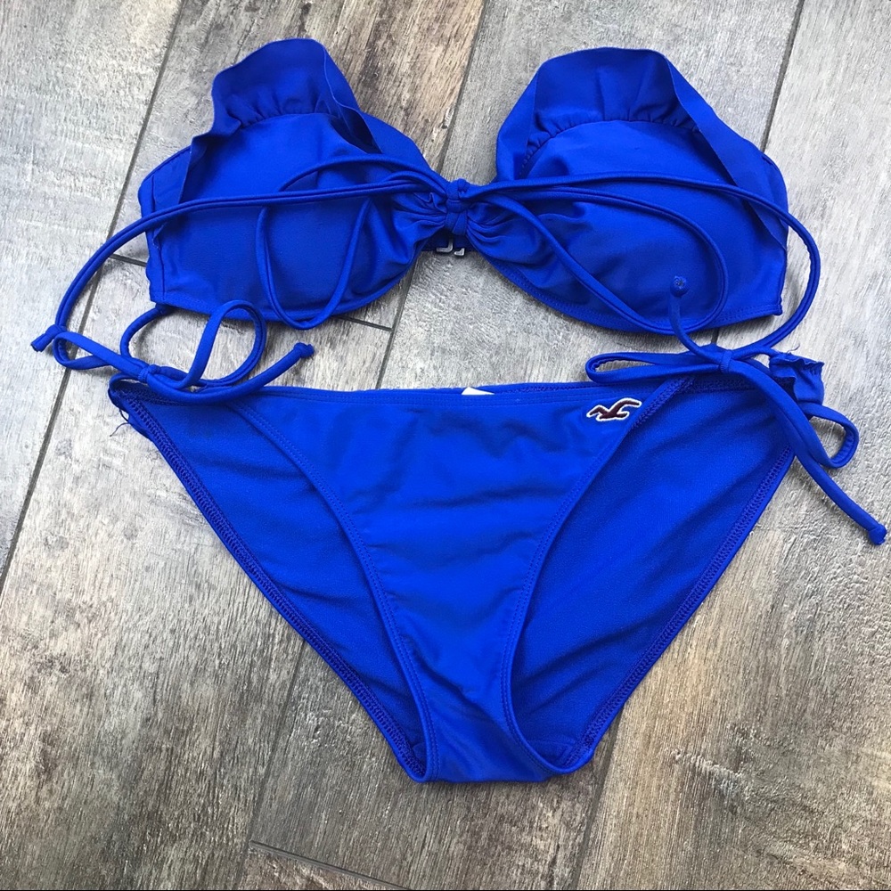 Blue bikini